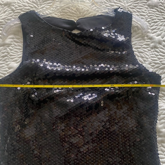 Sequin Black Dress EUC….worn once - Picture 6 of 7
